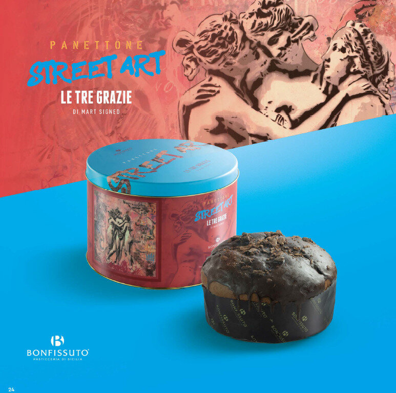 I panettoni di Bonfissuto dell’anno: dedica alla street art e la novità senza lattosio con olio I panettoni di Bonfissuto dell’anno: dedica alla street art e la novità senza lattosio con olio