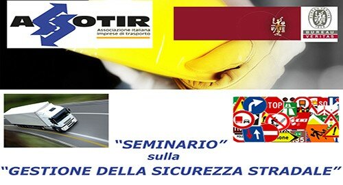 Il 17 Febbraio alla Camera di Commercio di Catania, Siracusa e Ragusa Seminario sulla "Gestione della Sicurezza Stradale" organizzato da Assotir e Bureau Veritas
