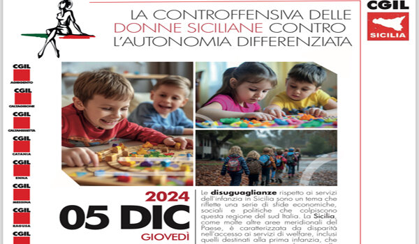 Asili nido, il 5 dicembre iniziativa della Cgil Sicilia a Patern&ograve; all&rsquo;asilo nido di Corso Marco Polo, ultimato e mai inaugurato
