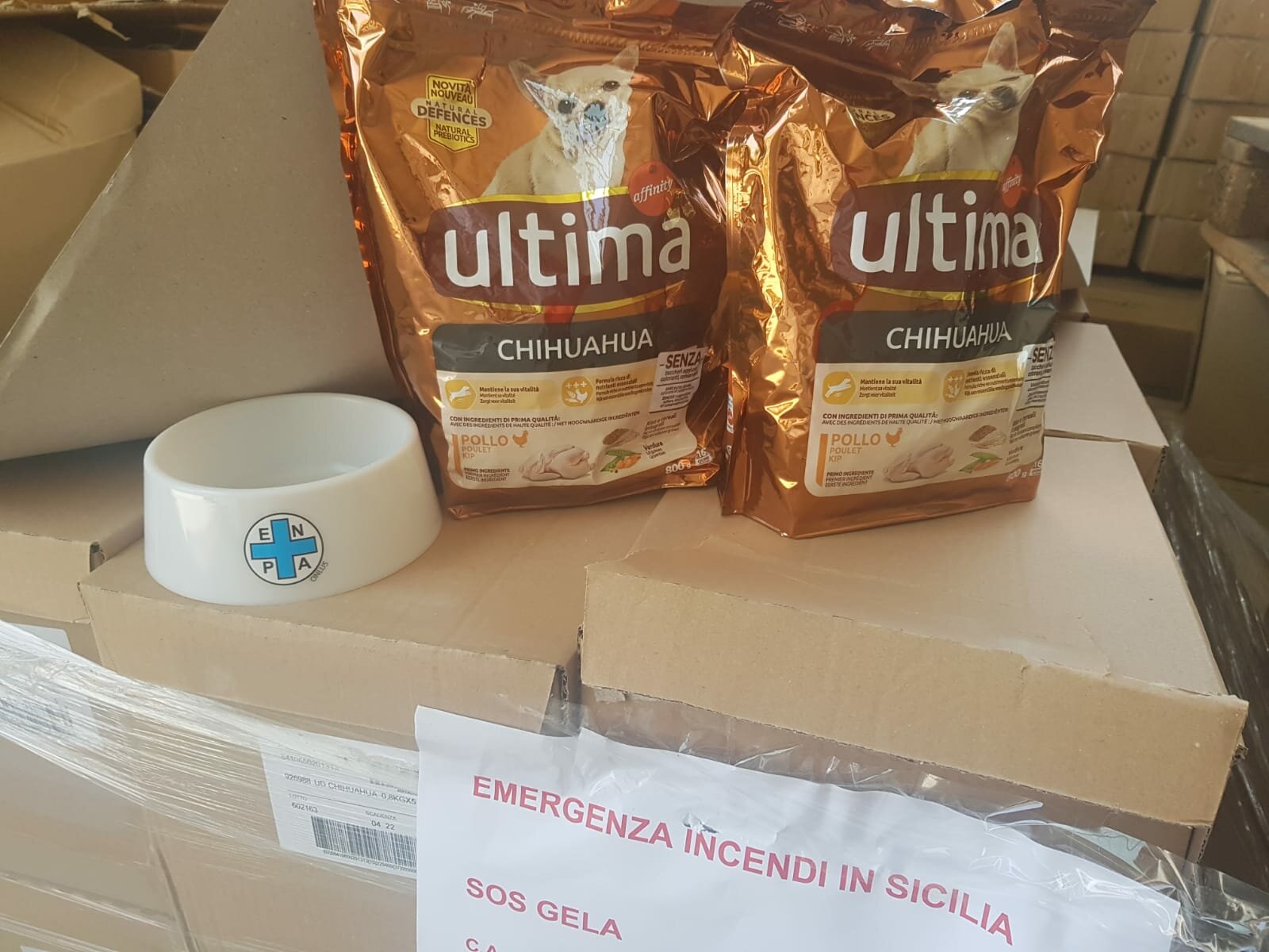 Più di 15.000 pasti devoluti da Ultima Petfood ai cani salvati dai volontari nelle operazioni di soccorso incendi in Sicilia Più di 15.000 pasti devoluti da Ultima Petfood ai cani salvati dai volontari nelle operazioni di soccorso incendi in Sicilia