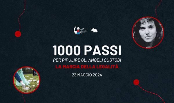 Il 23 maggio “1000 passi per ripulire il quartiere degli Angeli Custodi. La Marcia della Legalità” Il 23 maggio “1000 passi per ripulire il quartiere degli Angeli Custodi. La Marcia della Legalità”