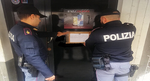 Questore sospende per quindici giorni le autorizzazioni per la gestione di un noto locale in via Antonino di Sangiuliano