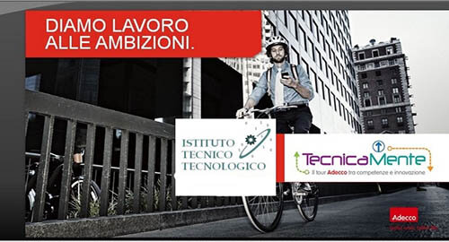 "Tecnicamente 2016", il progetto Adecco dedicato alle scuole superiori il 26 maggio all' Istituto Archimede