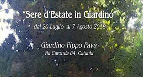 Al Giardino Fava di Catania dal 20 Luglio al 7 Agosto la rassegna "Sere d'estate in Giardino", tra fresco e relax, libri, musica, pupi, tradizione e teatro