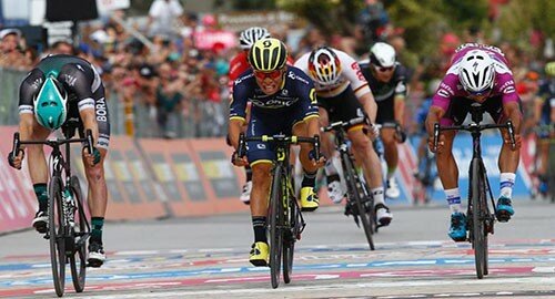 Giro d'Italia, Ewan s'impone in volata ad Alberobello. Jungels conserva la maglia rosa