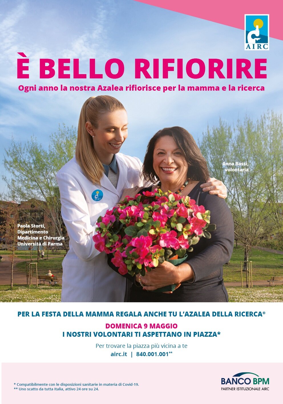 Festa della Mamma, torna in piazza anche in Sicilia l&rsquo;Azalea della Ricerca AIRC
