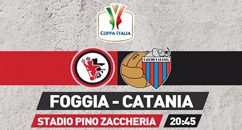 Coppa Italia - secondo turno, il Catania di Sottil ospite stasera al "Pino Zaccheria" del Foggia di Grassadonia Coppa Italia - secondo turno, il Catania di Sottil ospite stasera al "Pino Zaccheria" del Foggia di Grassadonia