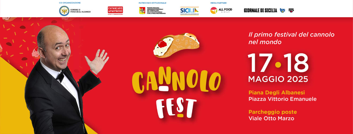 "Cannolo Fest", a Piana degli Albanesi il 17 e 18 maggio