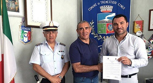 I sindaci Rando e Pulvirenti firmano un protocollo per potenziare il servizio di Polizia urbana a Nicolosi