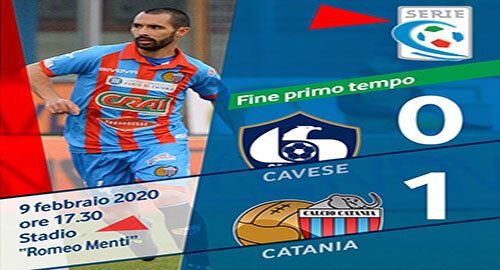 Serie C, il Catania espugna (0-1) con un rigore di Mazzarani il terreno di gioco della Cavese