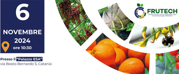 Il 6 novembre presentazione a Palazzo Esa di &lsquo;Frutech&rsquo; Mediterranean Fruit&vegetable expo&rsquo;, la fiera che si terr&agrave; a novembre a Siciliafiera a Misterbianco