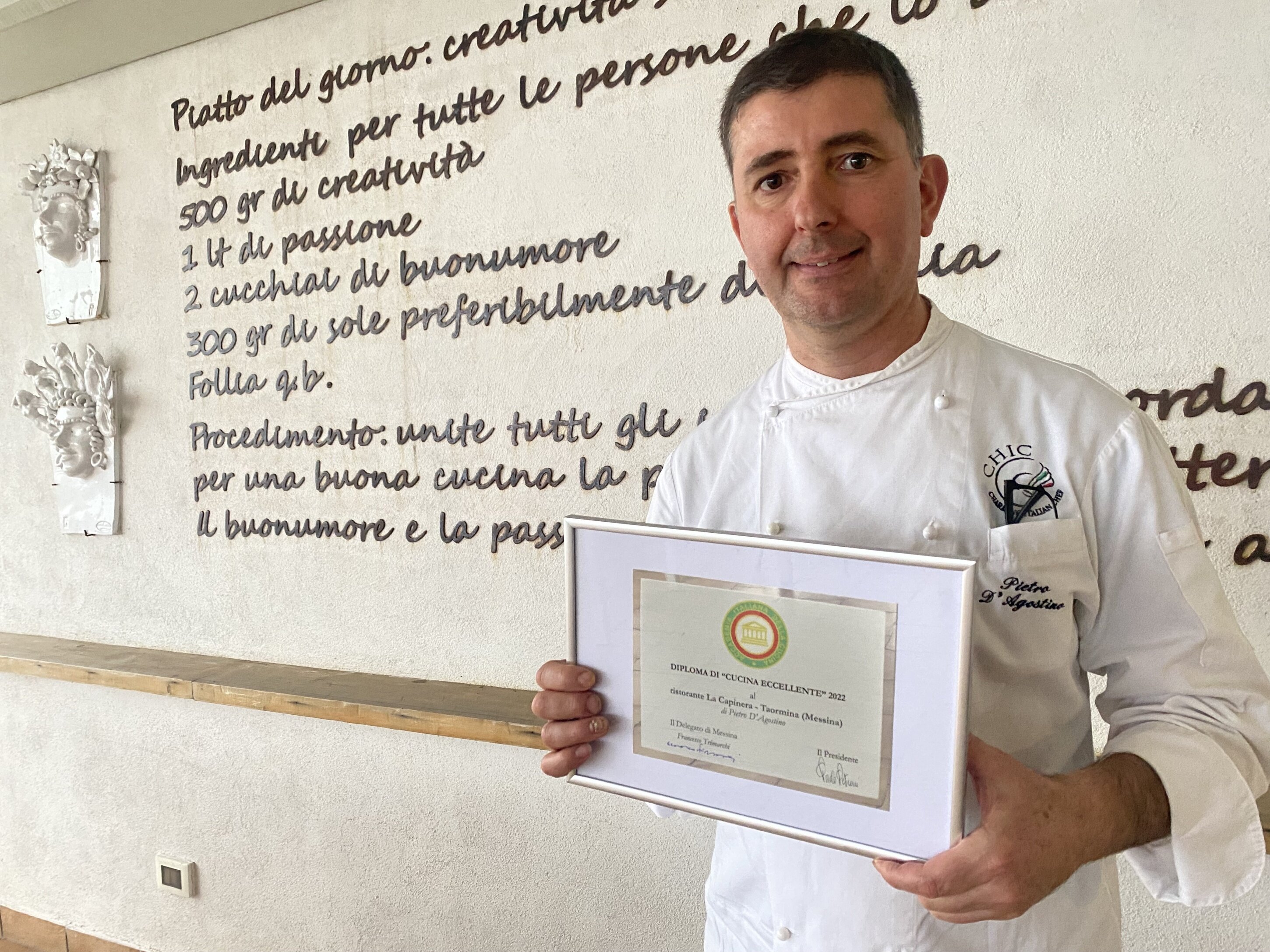 Pietro D&rsquo;Agostino, tra i migliori chef 2022 per l&rsquo;Accademia Italiana della Cucina