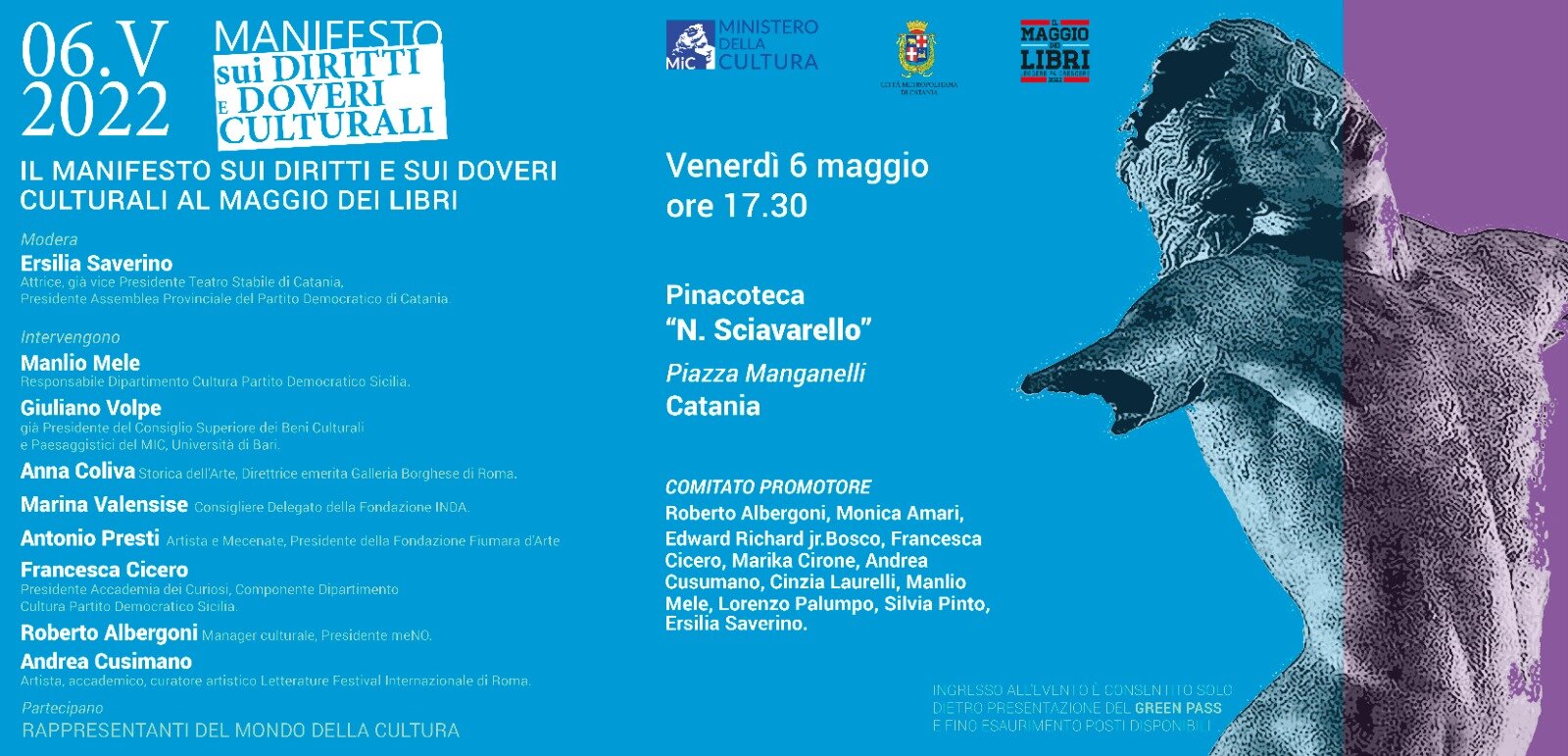 “Manifesto sui Diritti e Doveri Culturali”, presentazione il 6 maggio a Catania “Manifesto sui Diritti e Doveri Culturali”, presentazione il 6 maggio a Catania