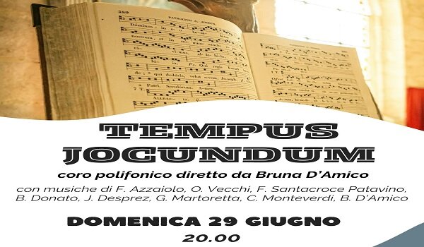 Alla Biblioteca Navarria Crif&ograve; stasera 29 giugno &ldquo;Tempus Jocundum&rdquo; per Emergency