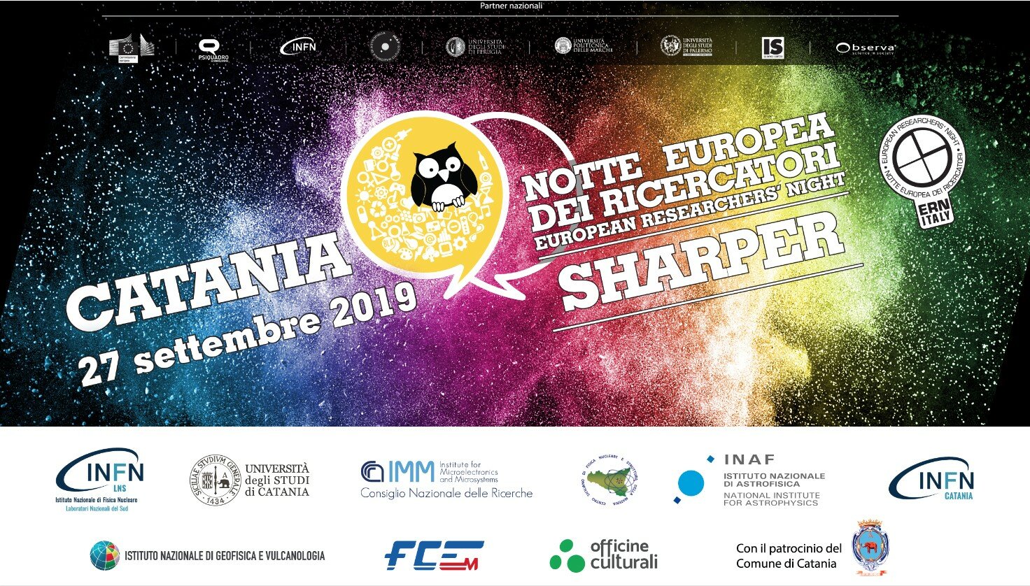 SHARPER, notte europea dei ricercatori anche a Catania il 27 settembre
