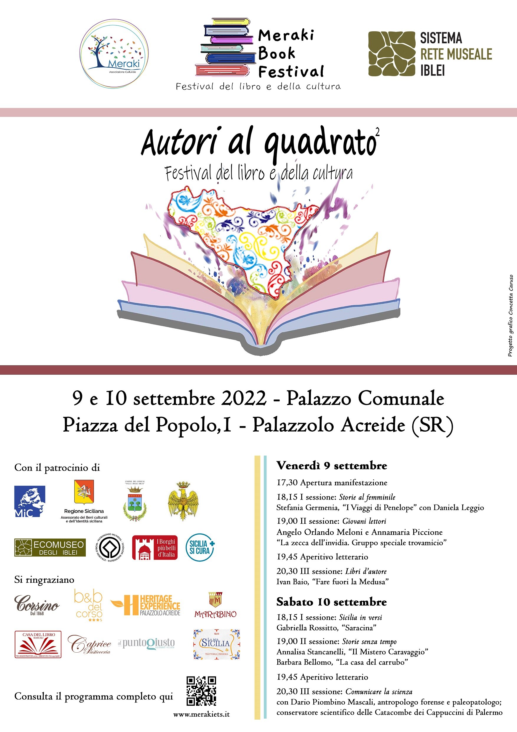 Meraki Book Festival la prima edizione a Palazzolo Acreide il 9 e10 settembre Meraki Book Festival la prima edizione a Palazzolo Acreide il 9 e10 settembre