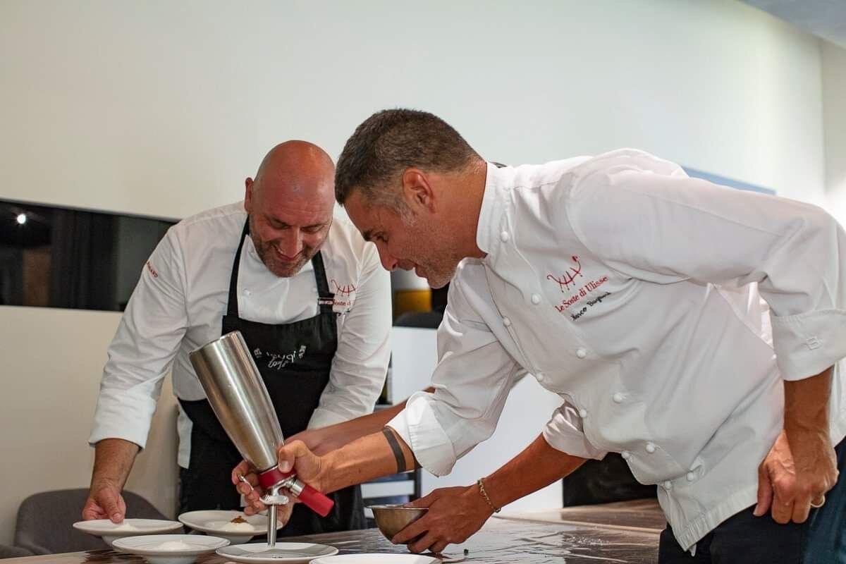 Gli Chef stellati siciliani Tony Lo Coco e Marco Baglieri insieme per una cena a sostegno della Onlus Si Pu&ograve; Fare