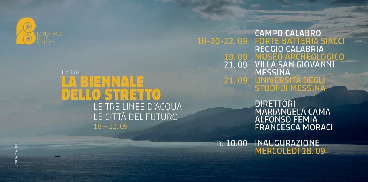 "Biennale dello Stretto" dal 18 al 22 settembre