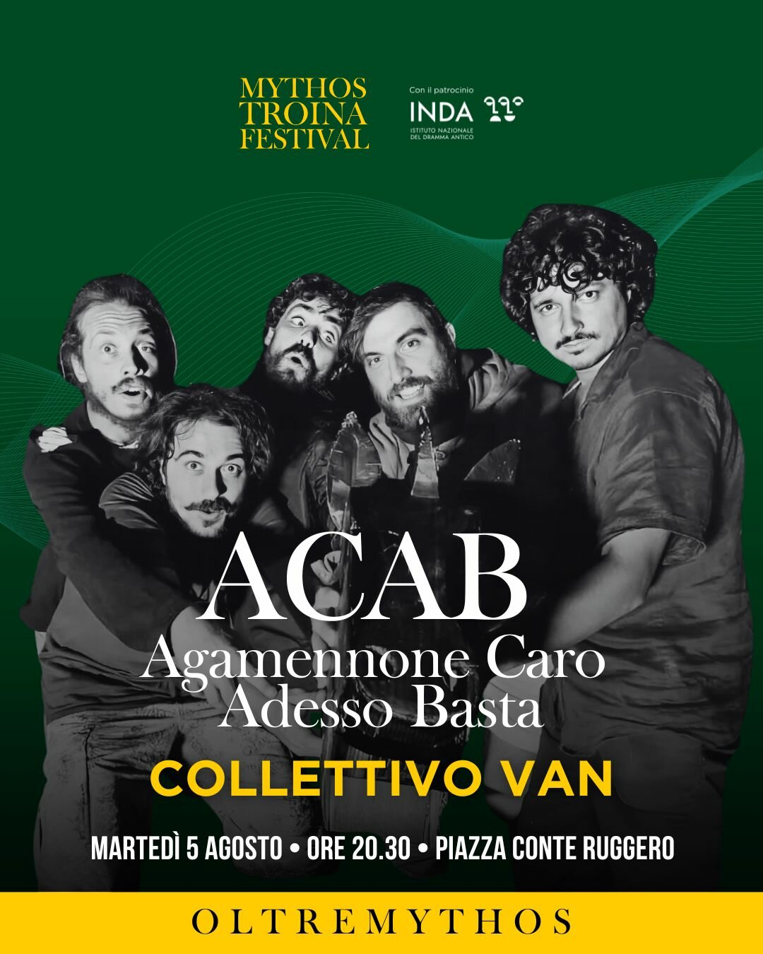 Mythos Troina Festival, &ldquo;ACAB - Agamennone Caro Adesso Basta&rdquo; del Collettivo V.A.N.
