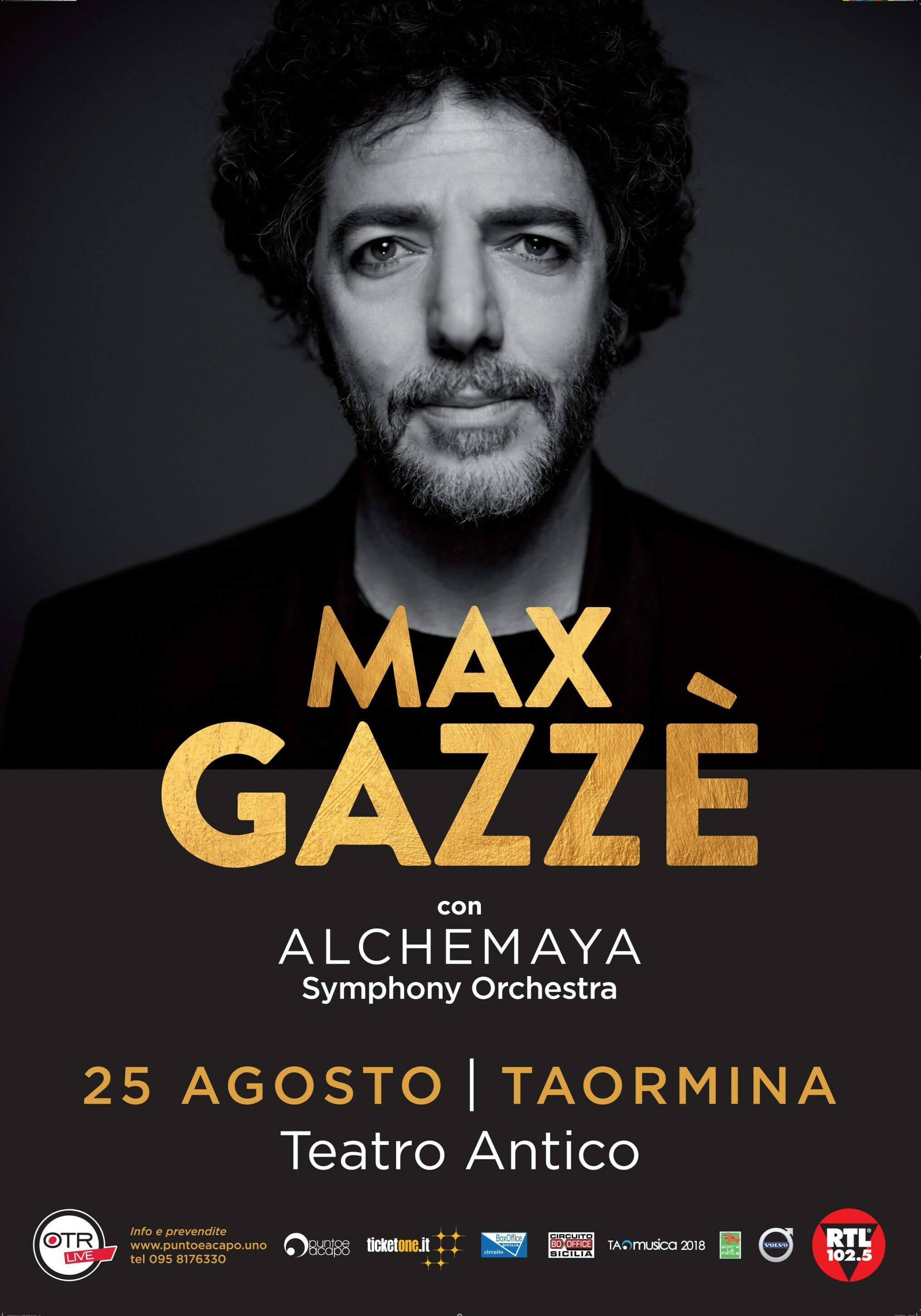 "Etna in Scena", a Zafferana il 23 agosto Max Gazz&egrave; con &ldquo;Quello che la Musica pu&ograve; fare&rdquo;