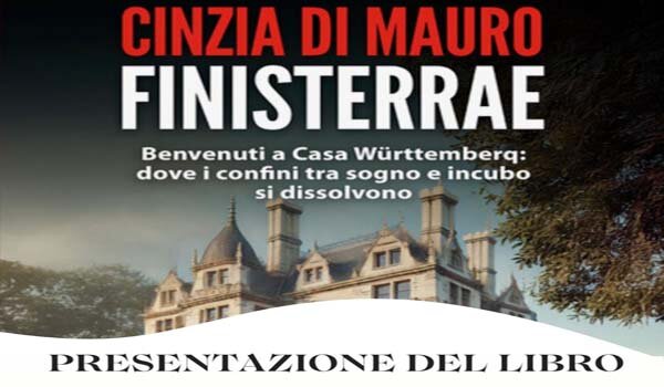 Il 12 settembre alla Biblioteca Navarria Crif&ograve; di Catania si presenta "Finisterrae" nuovo romanzo di Cinzia Di Mauro