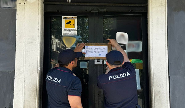 Centro scommesse di via Plebiscito ritrovo abituale di pregiudicati, attivit&agrave; sospesa dalla Polizia di Stato per 7 giorni