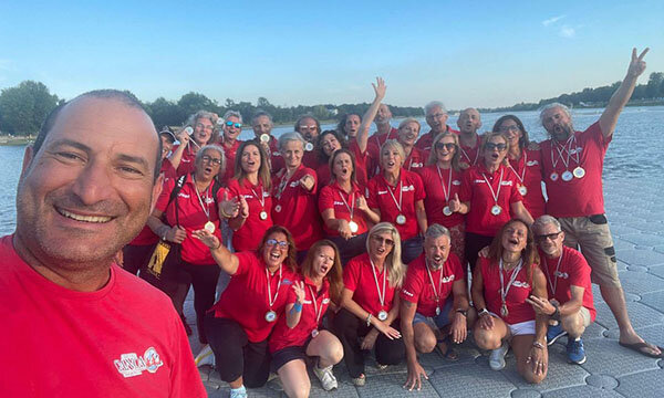 Dragon boat, 11 titoli italiani nelle gare di velocit&agrave; per il Circolo Canoa Catania