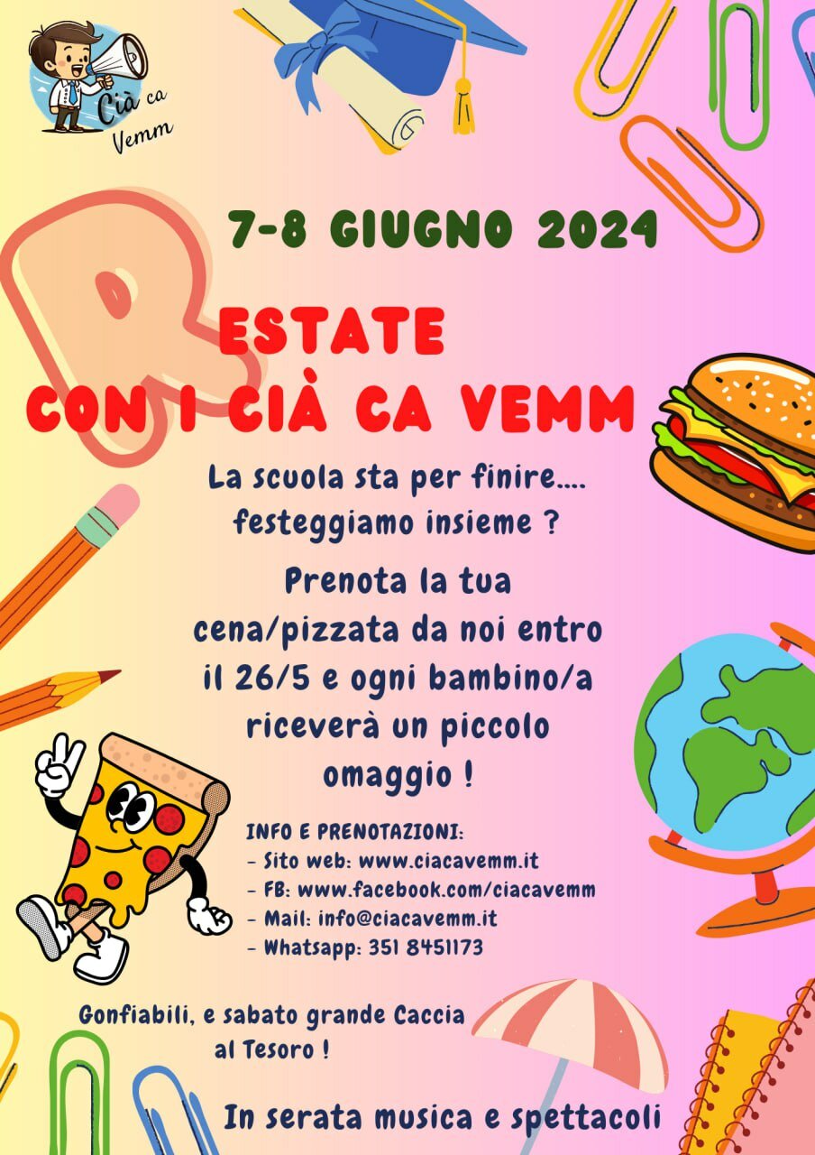 La scuola sta finendo .... festeggiamo insieme?