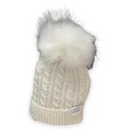 cappello-misto-lana-panna-con-pon-pon