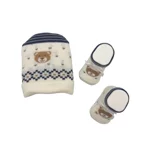 set-cappello-scarpe-panna