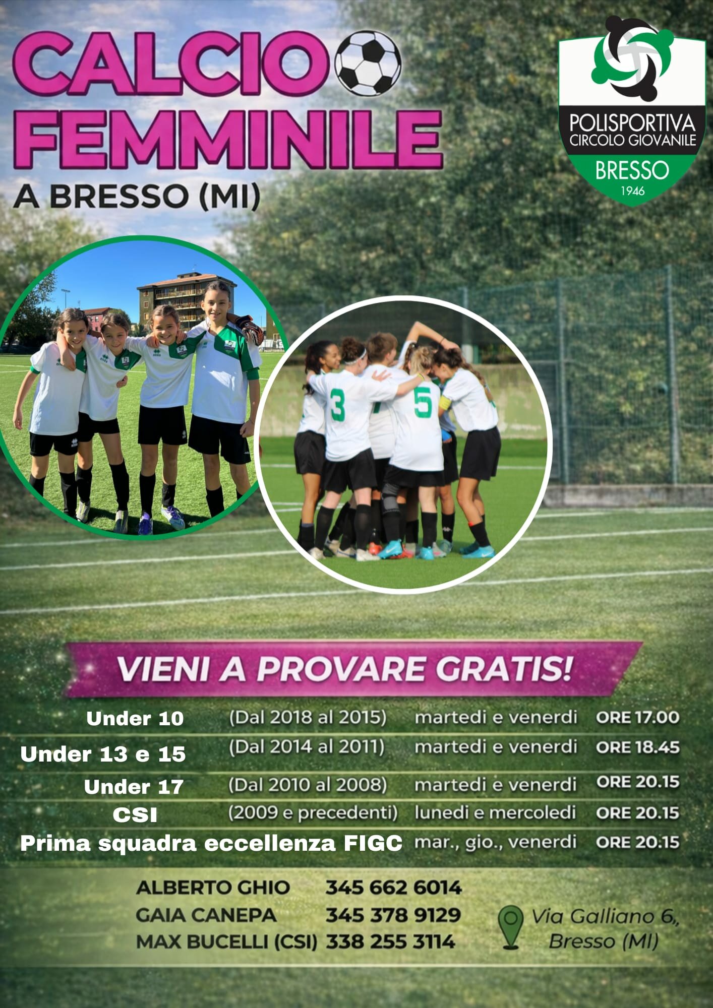 VIENI A PROVARE GRATIS