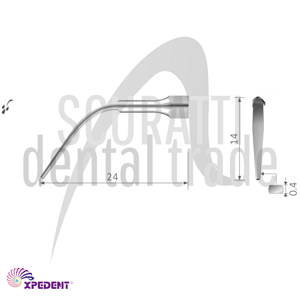 G3 Ultrasonic Scaler Tip use in supragingival interdental areas