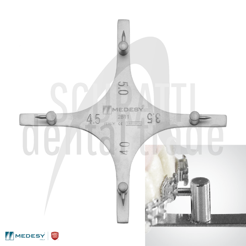 2811 Cross Positioner for Brackets – Stainless Steel
