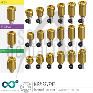 SIScator Abutment compatible Locator® for MIS SEVEN