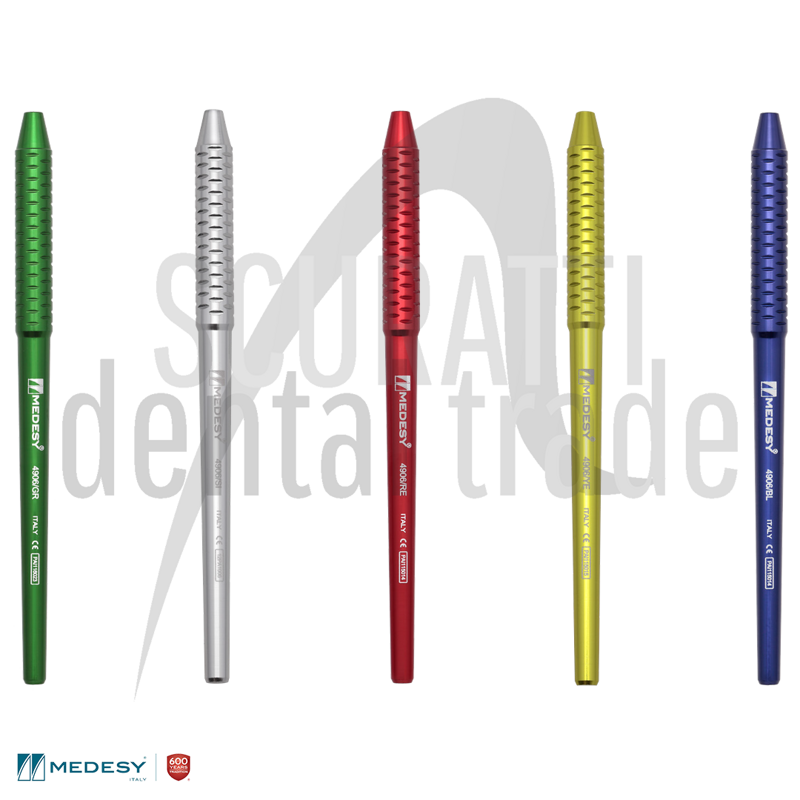 Manici Medesy 4906 Alluminio Anodizzato per Specchi Orali
