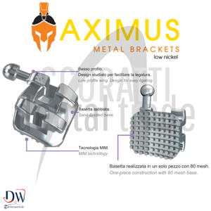 Low Nickel Orthodontic Brackets MBT | Maximus Kit