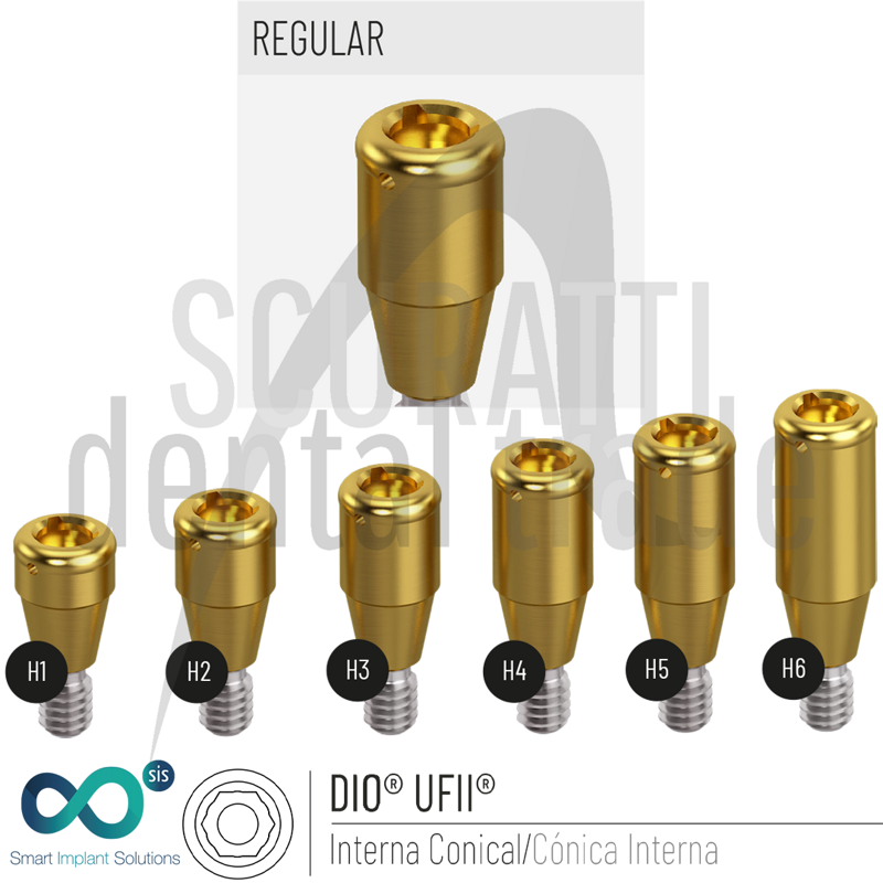 SIScator Locator® Compatible Abutment for DIO UFII