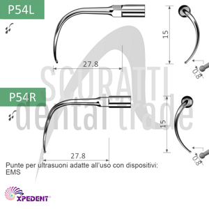New P54R/L Periodontal Tips for Ultrasonic Irrigation