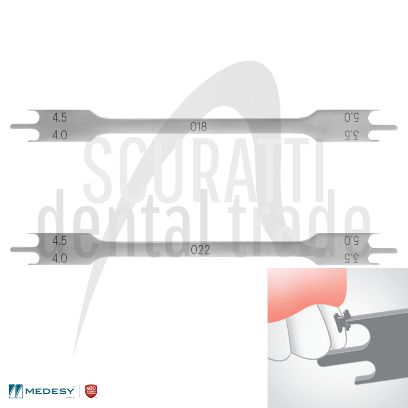 4876 Stainless Steel Orthodontic Gauge for Brackets