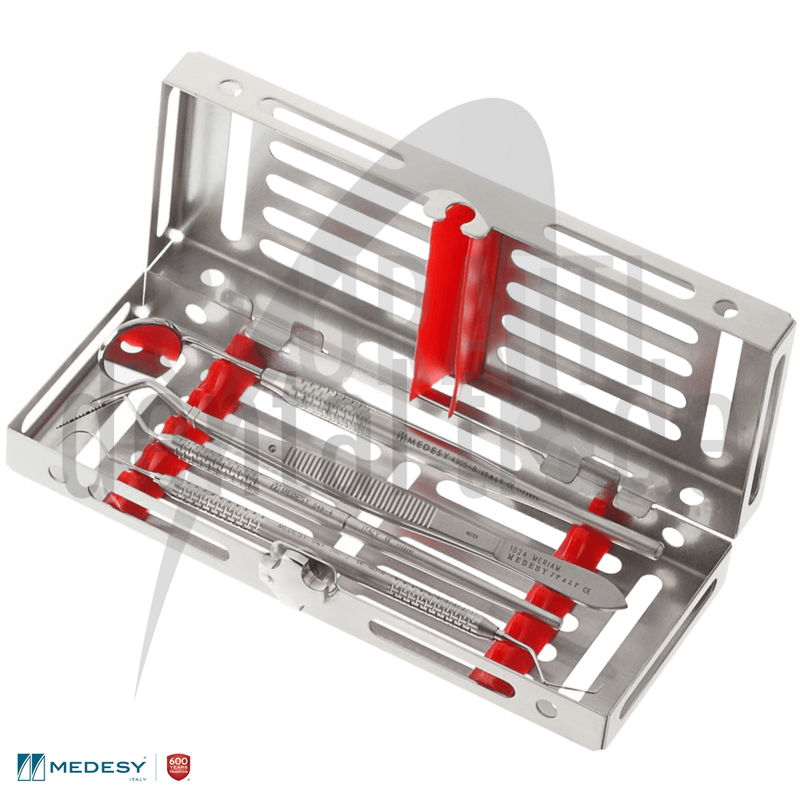 Medesy 1670/1 Dental Diagnostic Set with Gammafix Tray