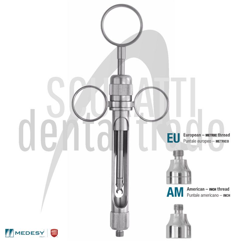 Stainless Steel Syringes Triple Ring 4960/INOX