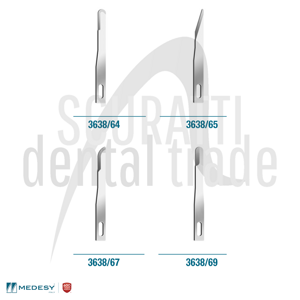 Sterile Microsurgical Scalpel Blades Dental 3638