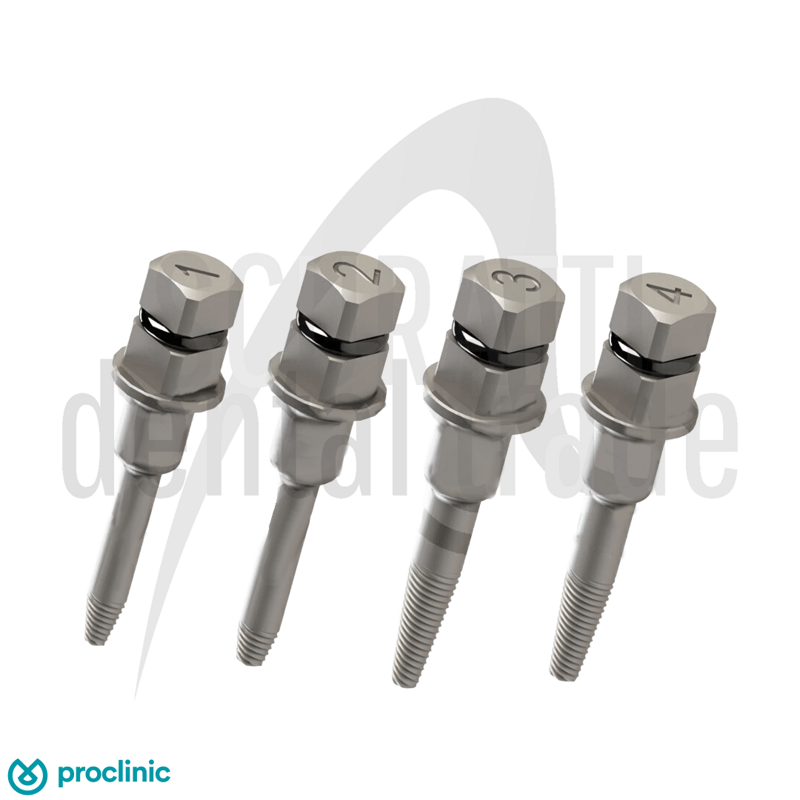 Dental Implant Extractors | Left-Hand Thread Spare Parts