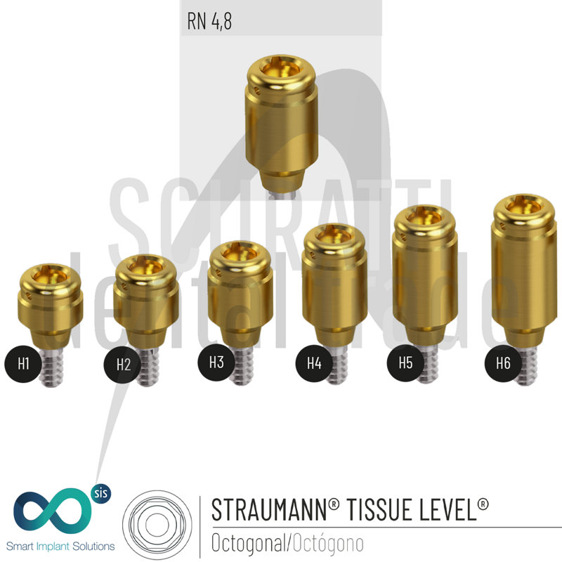 SIScator Locator Abutment for Straumann Tissue Implants