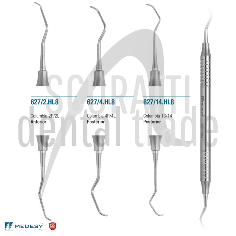 Medesy Columbia Universal Curettes Stainless Steel