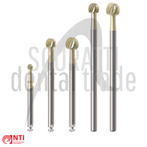 Spherical surgical burs ZrN H141AX carbide