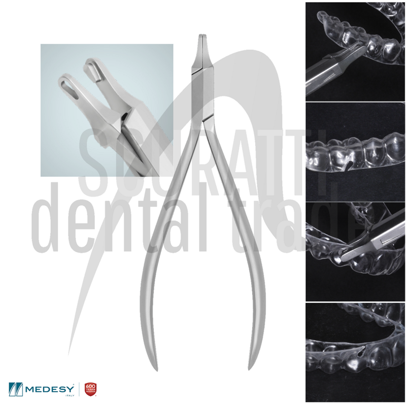 3000/13 Drop Shape Orthodontic Plier for Hooks | Aligner Tool