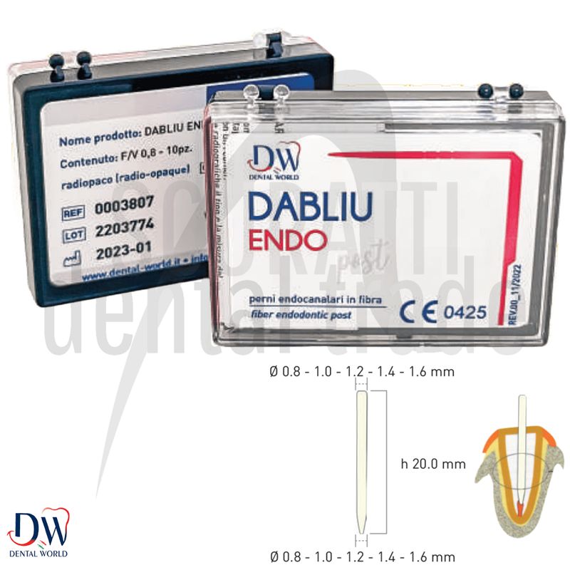 DABLIU ENDO POST Replacement | Fiber Endodontic Posts