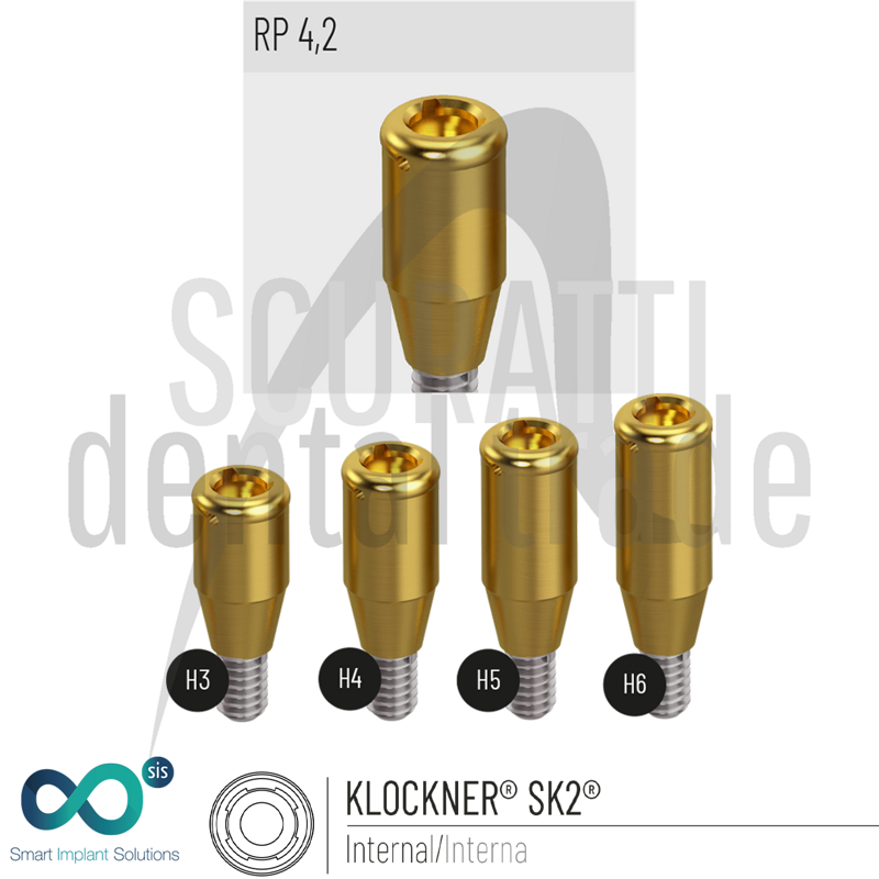 SIScator Locator® Compatible Abutment KLOCKNER SK2