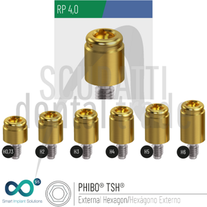 SIScator Locator Abutment Compatible PHIBO TSH RP 4.0